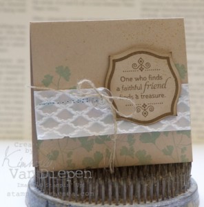 Kimberly Van Diepen Stampin' Up! Demonstrator