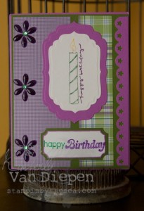 Kimberly Van Diepen stampin up demo