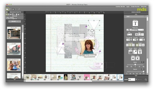 My Digital Studio, Attaching text to punch