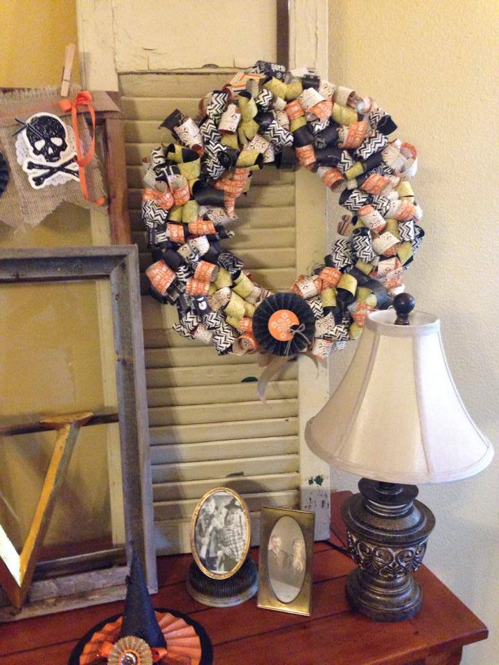 Halloween Wreath, Stampin' up!