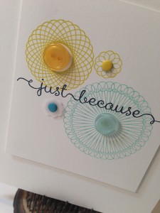 Spiral Spins, Stampin' Up!