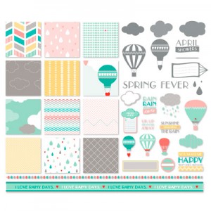 My Digital Studio, April Showers Digital Kit