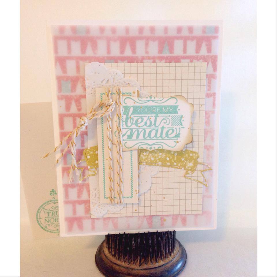 Do you use your vellum, Hello Sailor, Stampin' Up