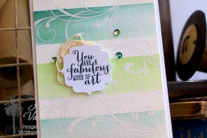 Emboss Resist, Work of Art stamp set