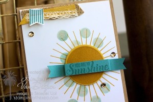 Kinda Eclectic stamp set, Ray of Sunshine stamp set