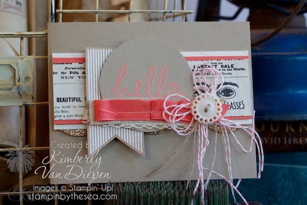 Hi There stamp set, Stampin' up!