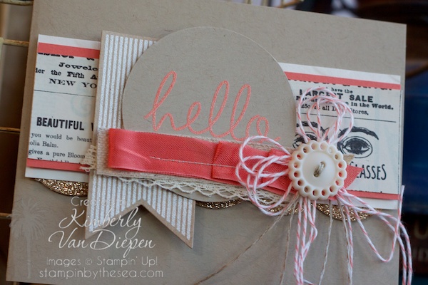 Hi There stamp set, Stampin' up!