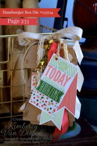 Hamburger Box die cut, Stampin' Up!