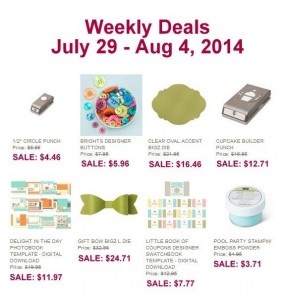 Weekly Deals, Stampin' Up!