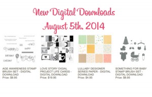 My Digital Studio, New DIGITAL downloads, Stampin' Up!