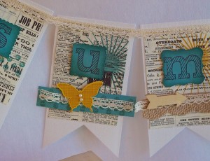 Kinda Eclectic, Banner, Stampin' Up!