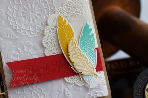 Lots of Thanks stamp set, Feathers, Stampin' Up!