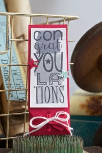 Bravo Stamp set, Tag Topper Punch, Stampin' Up!