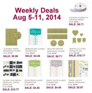 Weekly deals Stampin' Up!