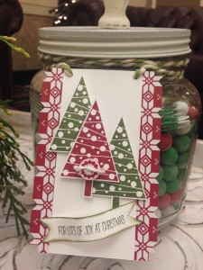 Handmade Christmas Tags, Stampin' Up!, Christmas