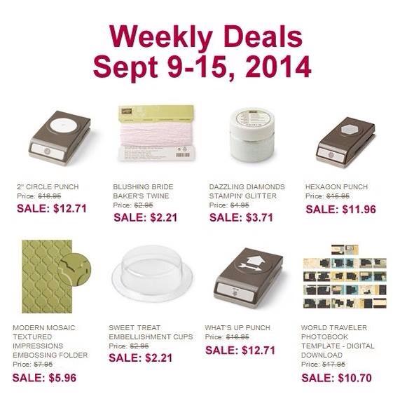 Weekly Deals stampin' up!, Hexagon Punch