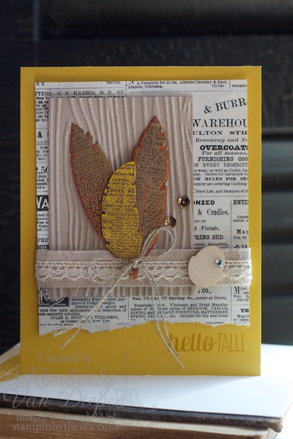 CYCI43, Can You Case It Challenge, Fall, Four Feathers stamp set, Stampin' Up!