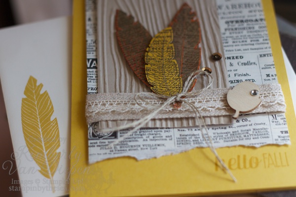 CYCI43, Can You Case It Challenge, Fall, Four Feathers stamp set, Stampin' Up!
