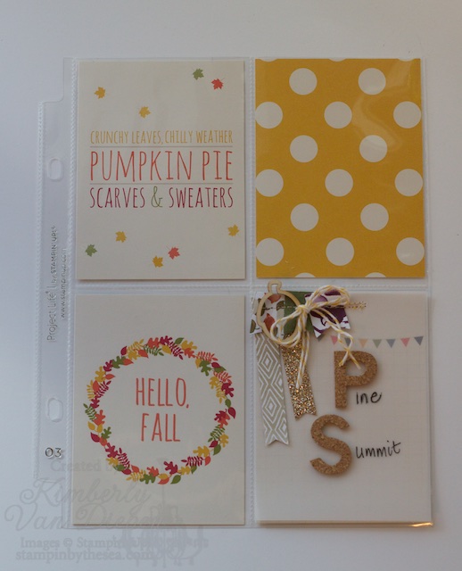 Project Life by Stampin' Up!, Project Life