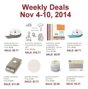 Weekly Deals, Stampin' Up!, Sale