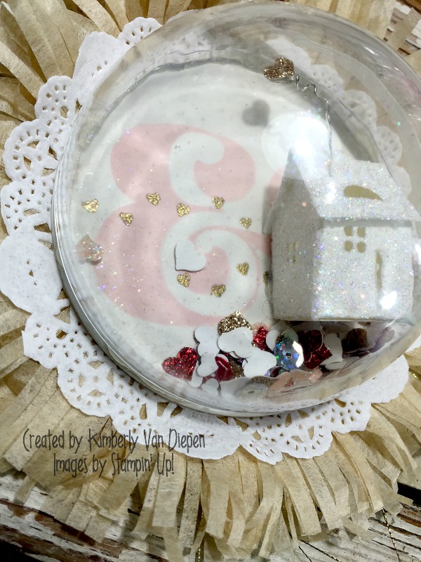 Valentines Ornament, You Plus Me stamp set, Valentines
