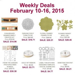 Weekly Sale Feb 10, Weekly Deals
