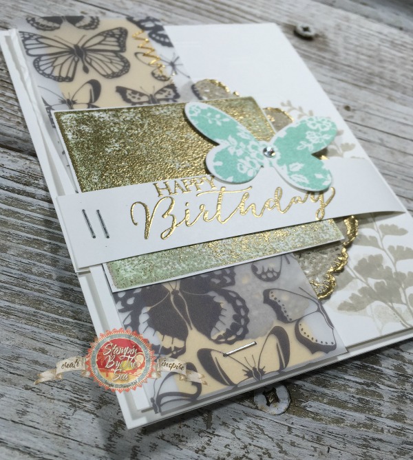 Butterfly Basics, Patina Technique, Stampin' Up!