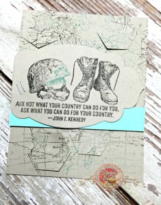 For Your Country stamp set, Stampin' Up!