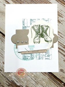 For Your Country stamp set, Stampin' Up!