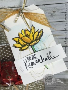 Remarkable You stamp set, Gift Tag, Stampin' Up!