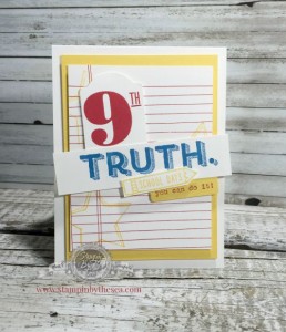 Writing Notes, Words of Truth stamp set
