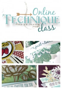 Online Technique Class-September