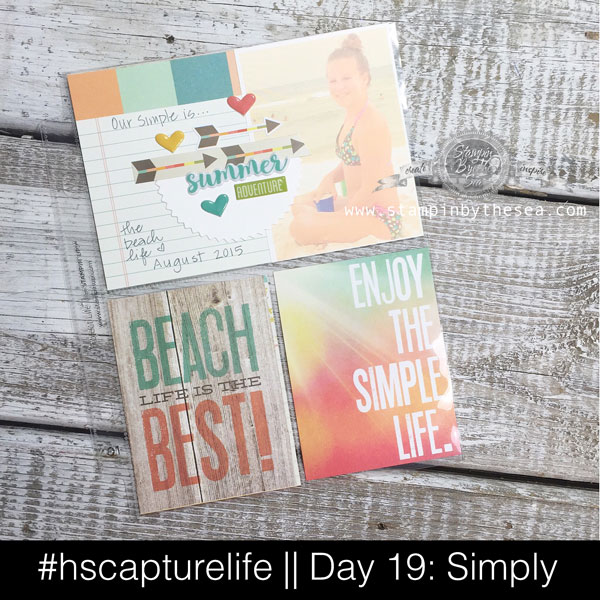 Project Life, Stampin' Up!, Heidi Swapp, Capture Life