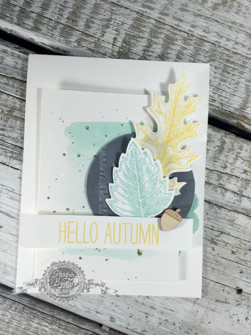 TGIFC15, Color Challenge, Stampin' Up!, Vintages Leaves