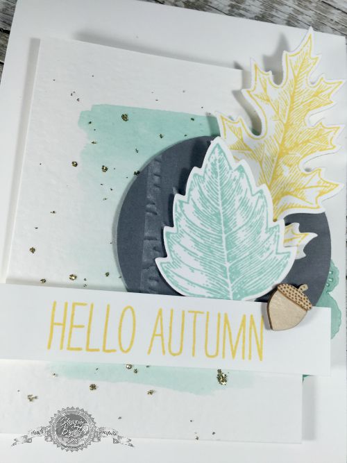 TGIFC15, Color Challenge, Stampin' Up!, Vintages Leaves