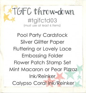 Throw down Challenge August