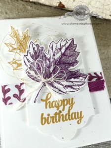 Happy Birthday, Vintage Leaves, Stampin' Up!, TGIF