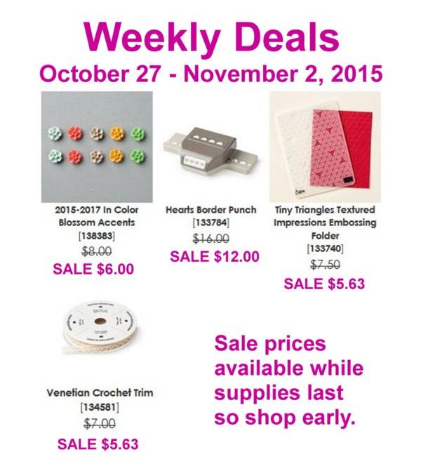 Weekly Deals , Stampin' Up!