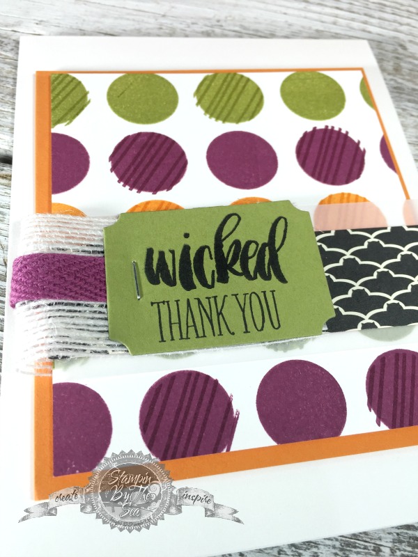 Wicked Thank You, Stampin' Up! Demonstrator, TGIFC