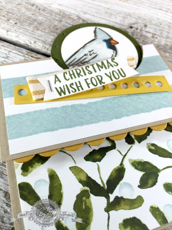 Fun Fold Card, Joyful Season stamp set, Stampin' Up!