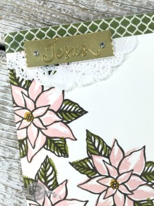 Omitting Technique, Reason for the Season stamp set, Stampin' Up!