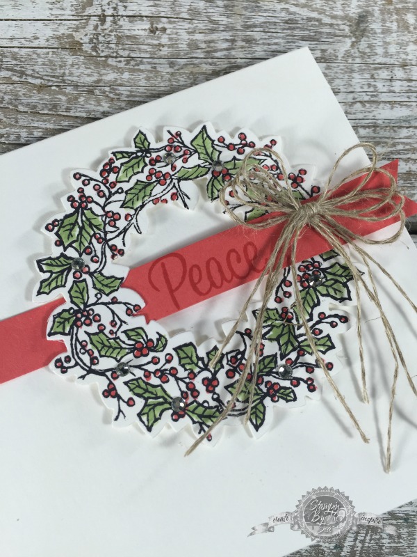 Peaceful Wreath, Stampin' Up!