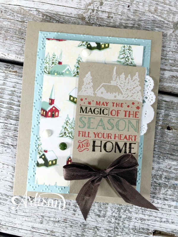 Home For Christmas- Stampin' Up! - Kimberly Van Diepen, Paper Crafter 