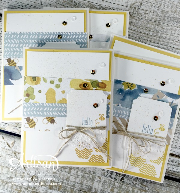Honeycomb Hello, Stampin' Up!, Stampinbythesea