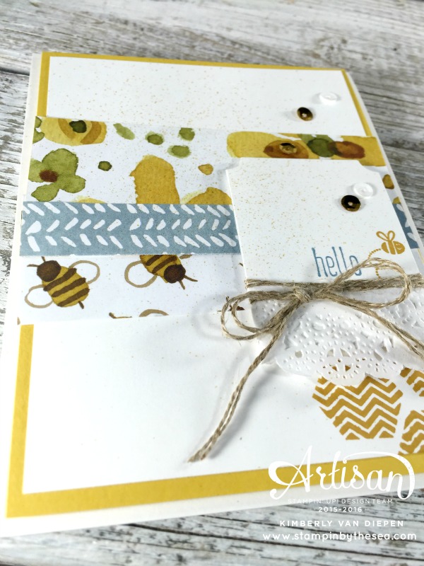 Honeycomb Hello, Stampin' Up!, Stampinbythesea