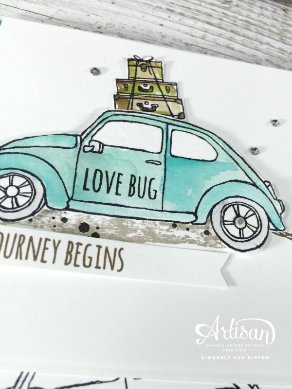 Love Bugs and Weddings, Beautiful Ride, Stampin' Up!