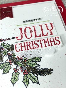 Holly Jolly Christmas, Peaceful Wreath, Stampin' Up!