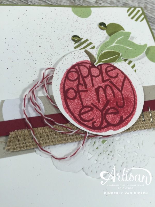 Apple of My Eye, Stampin' Up!, Kimberly Van Diepen