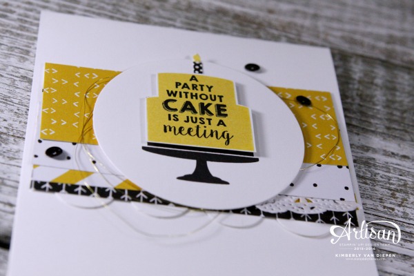 Monday Blues, Party Wishes, Stampin' Up!