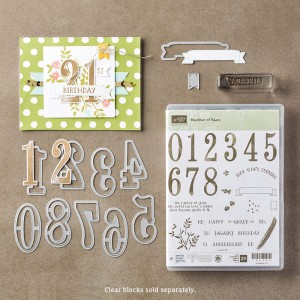 Number of Years Bundle, Stampin' Up!